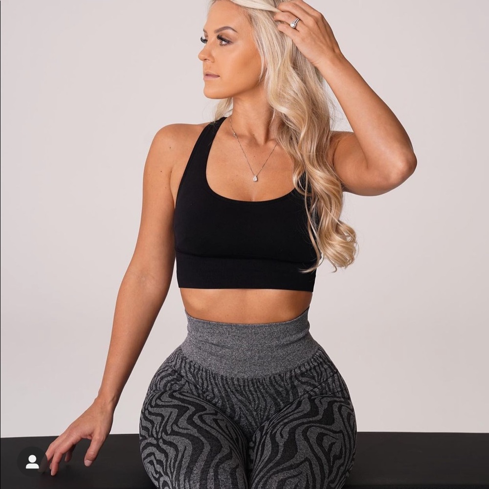 NVGTN Black Zebra Leggings